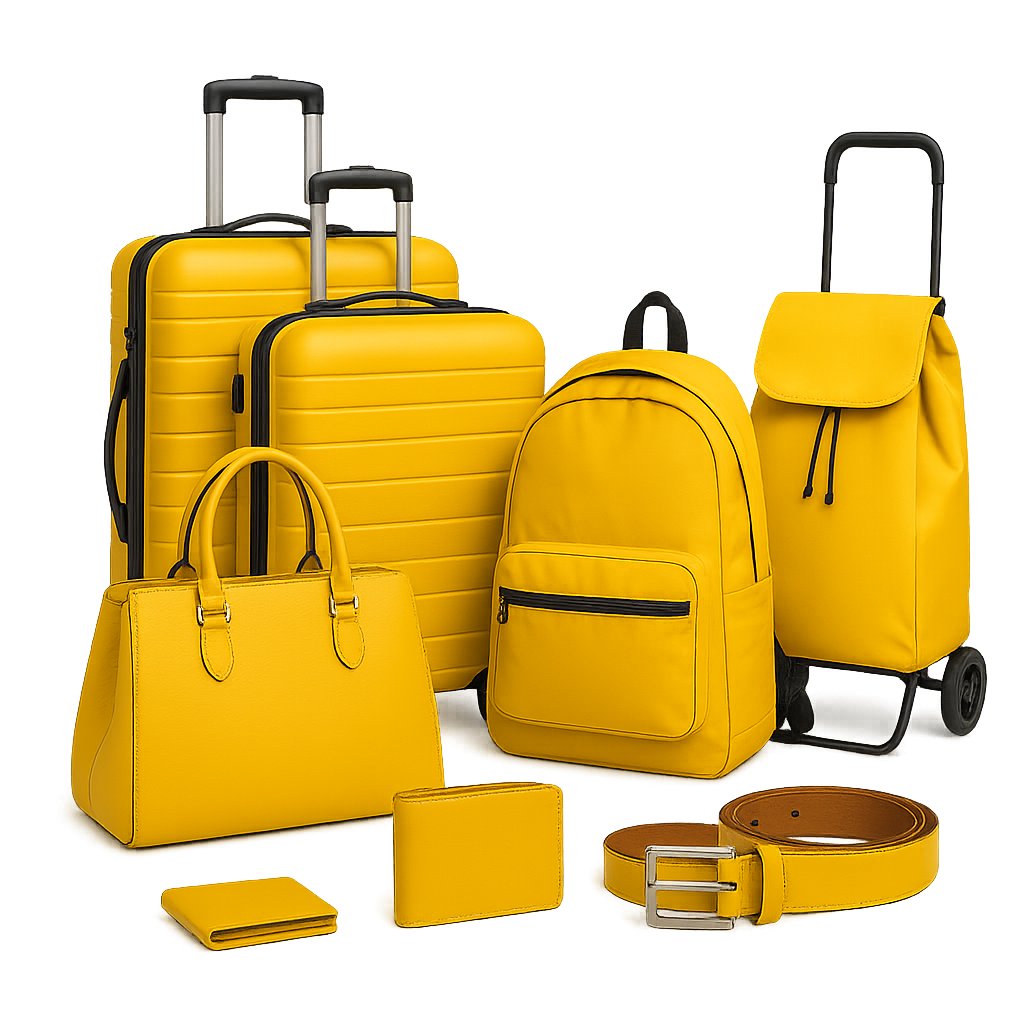20250909_1010_Gelbes Gepäckset_simple_compose_01k4prb42he6srm5gjh395ed3b